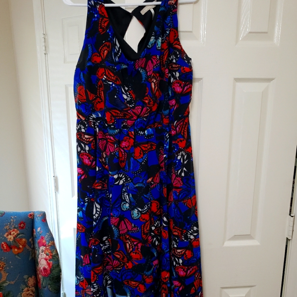 Red & Blue Dress